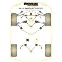 Montage sur Audi - A4 / S4 / RS4 A4 / S4 B6 (2001-2005) (Ref 11)