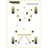 Silentbloc de barre anti-roulis Powerflex 22mm - Peugeot 206 (Comp&eacute;tition) - image 1