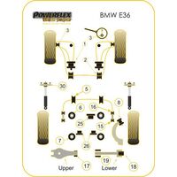Silentbloc Excentrique de triangle Powerflex BMW E30-E36 (Gamme comp&eacute;tition) - image 2