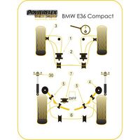 Silentbloc Excentrique de triangle Powerflex BMW E30-E36 (Gamme comp&eacute;tition) - image 3