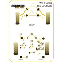 Silentbloc de tirant avant sur ch&acirc;ssis Powerflex - BMW (Comp&eacute;tition) - image 2