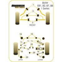 Silentbloc de tirant arri&egrave;re sur ch&acirc;ssis Powerflex - BMW (Comp&eacute;tition) - image 1