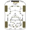 Silentbloc arri&egrave;re de triangle avant Powerflex pour E46/Z4 (Comp&eacute;tition) - image 2