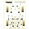 Silentbloc arri&egrave;re de triangle avant Powerflex pour E46/Z4 (Comp&eacute;tition) - image 3