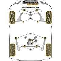 Montage sur Porsche - 964 (1989 - 1994)  (Ref 1)