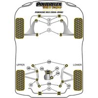 Montage sur Porsche - 993 (1994 - 1998)  (Ref 2)