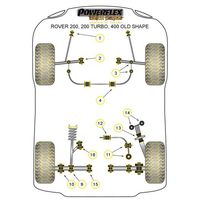 Montage sur Rover - 200 (1989-1995), 400 (1990-1995)  (Ref 2)