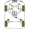 Gros silentbloc de support moteur stabilisateur Powerflex - Rover/MG (Comp&eacute;tition) - image 1