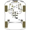 Gros silentbloc de support moteur stabilisateur Powerflex - Rover/MG (Comp&eacute;tition) - image 2