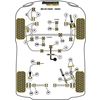 Gros silentbloc de support moteur stabilisateur Powerflex - Rover/MG (Comp&eacute;tition) - image 3