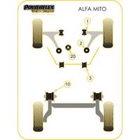 Montage sur Alfa Romeo - MiTo (2008 onwards)  (Ref 3)
