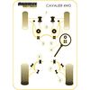 Montage sur Vauxhall / Opel - Cavalier/Calibra 4WD inc GSi with independent rear suspension, Vectra A (1989-1995)  (Ref 5)