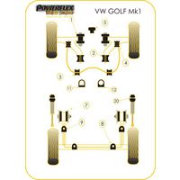 Montage sur Volkswagen - GOLF MODELS Golf MK1 (1973 - 1985) (Ref 4)