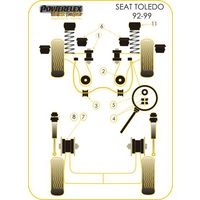 Montage sur Seat - Toledo (1992 - 1999)  (Ref 6)