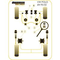 Silentbloc arri&egrave;re de triangle avant Powerflex - VAG (Comp&eacute;tition) - image 3