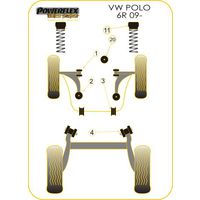 Montage sur Volkswagen - POLO MODELS Polo 6R/6C (2009 - 2017) (Ref 3)