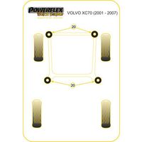 Montage sur Volvo - XC70 (2002 - 2007)  (Ref 1)