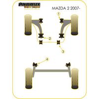 Montage sur Mazda - Mazda2 DE (2007-)  (Ref 4)