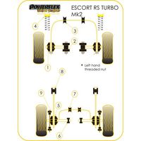 Montage sur Ford - Escort Models Escort RS Turbo Series 2 (Ref 9)
