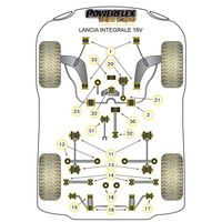 Montage sur Lancia - Integrale 16v (1989-1994)  (Ref 11)