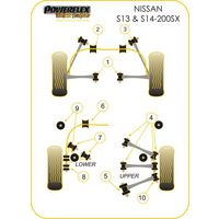 Montage sur Nissan - 200SX - S13, S14, S14A & S15  (Ref 9)