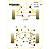 Montage sur BMW - 1 Series  E81, E82, E87 & E88 1 Series (2004-2013) (Ref 25)