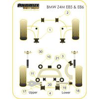 Montage sur BMW - Z Series  Z4 E85, E86 (2003-2009) (Ref 20)