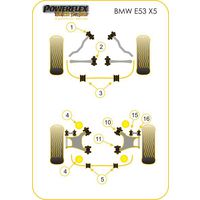 Silentbloc avant de bras inf&eacute;rieur arri&egrave;re en 12mm Powerflex - BMW S&eacute;rie 5 E60 E61 (Comp&eacute;tition) - image 5