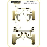 Montage sur Porsche - 924 and S (all years), 944 (1982 - 1985)  (Ref 7)