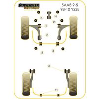 Montage sur Saab - 9-5 (1998-2010) YS3E  (Ref 11)