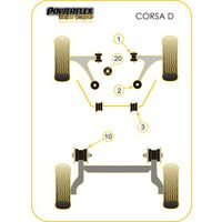 Montage sur Vauxhall / Opel - CORSA MODELS Corsa D (Ref 10)