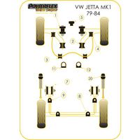 Montage sur Volkswagen - Jetta Jetta MK1 (1979-1984) (Ref 7)