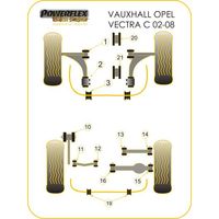 Silentbloc de ligne d'&eacute;chappement Universel Powerflex - Opel - image 2