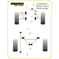 Montage sur Caterham - 7 (DeDion without Watts Linkage)  7 Imperial Chassis DeDion without Watts Linkage (1973-2006) (Ref 7)