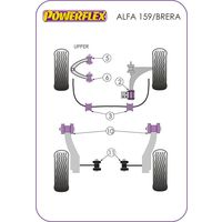 Silentbloc de barre anti-roulis en 22mm Powerflex - Alfa 159, Brera, Spider - image 1