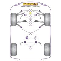 Montage sur Audi - A4 / S4 / RS4 A4 / S4 / RS4 B7 (2005-2008) (Ref 4)