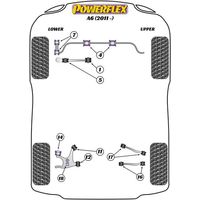 Montage sur Audi - A6 / S6 / RS6 (2011 - ) A6 (2011 - ) (Ref 4)