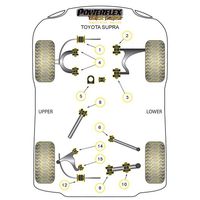 Montage sur Toyota - Supra 4 JZA80 (1993-2002)  (Ref 5)