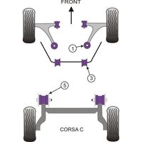Montage sur Vauxhall / Opel - TIGRA MODELS Tigra Twin Top (2004-) (Ref 3)