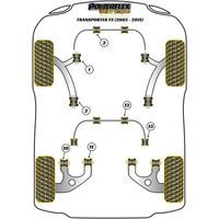 Silentbloc Powerflex pour barre anti-roulis en 23mm - VW Transporter 5 (Comp&eacute;tition) - image 1