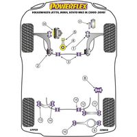 Montage sur Volkswagen - Jetta Jetta, Bora, Vento Mk5 1K (2005-2010) (Ref 15)