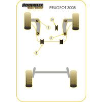 Montage sur Peugeot - 3008 (2008-on)  (Ref 1)