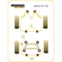 Montage sur BMW - X Series  E71 X6 (2007-) (Ref 3)