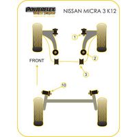 Montage sur Nissan - Note / Tiida (2006 - 2011)  (Ref 1)