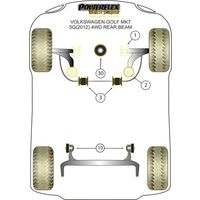 Montage sur Volkswagen - GOLF MODELS Golf MK7 5G (2012 on) (Ref 1)
