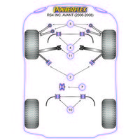 Montage sur Audi - A4 / S4 / RS4 A4 / S4 / RS4 B7 (2005-2008) (Ref 7)