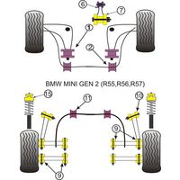 Montage sur Mini - Mini Generation 2 (R55/56/57) (2006 - 2013)  (Ref 10)