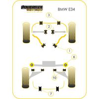 Montage sur BMW - 5 Series  E34 5 Series (1988 - 1996) (Ref 10)
