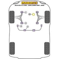 Montage sur Lancia - Delta Gen 1&2 (1983-2000), Dedra (1989-2000)  (Ref 3)