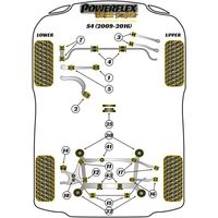 Montage sur Audi - A4 / S4 / RS4 A4 / S4 / RS4 B8 (2008-2016) (Ref 25)